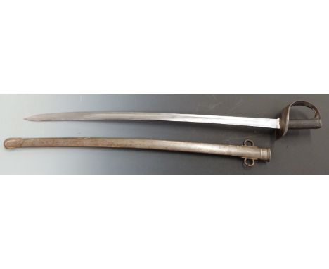 British Army&nbsp;1885 pattern Cavalry trooper's sword by Mole, blade length 88cm, with scabbard