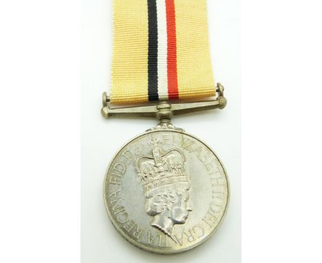 British Army Iraq Medal named to 25146585 Pte C J Cove, Royal Logistics Corps, with box