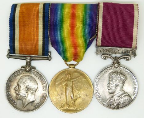 British Army WWI medals comprising War Medal and Victory Medal named to 26621 Sapper M P Craven, Royal Engineers together wit