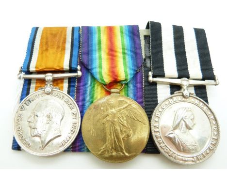 British Army WWI medals comprising War Medal and Victory Medal named to 68783 Pte P N Roberts, Royal Army Medical Corps toget