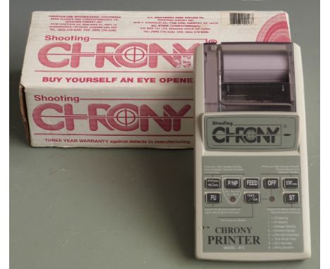 Shooting Chrony chronograph ballistic printer, unused in original box.&nbsp;