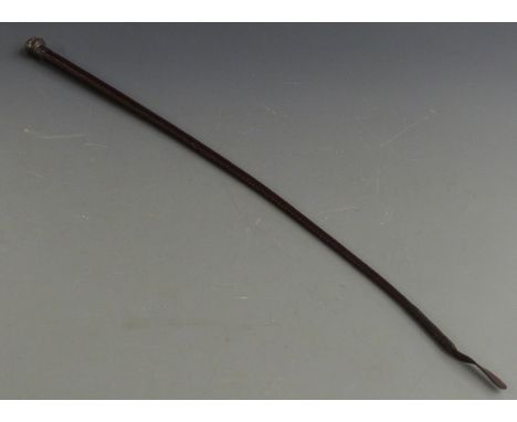 Swaine silver topped riding crop