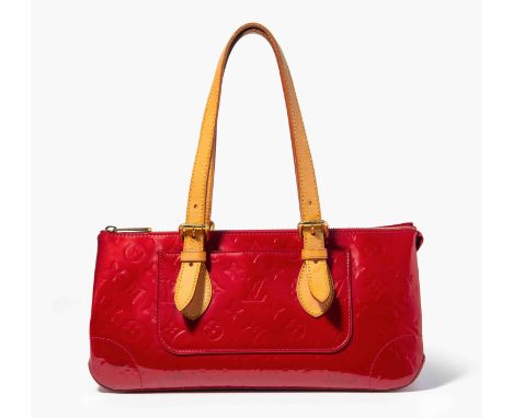 Louis Vuitton, Handtasche "Rosewood Avenue"2008. Aus Monogram Vernis Leder in Farbe "Pomme D’amour". Goldfarbene Metallbeschl
