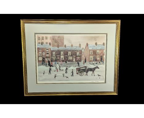 Two Limited Edition Prints, comprising a W Russell Flint print No. 275/850, blind stamp, mounted, glazed and framed, image si