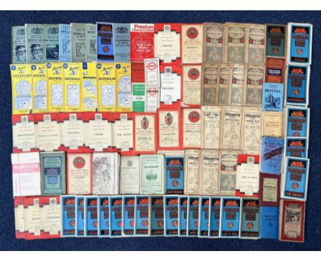 Collection of Vintage Maps, including Scotland, Somerset, Lake District, Isle of Man, Cornwall,  Liverpool, Netherlands, Germ
