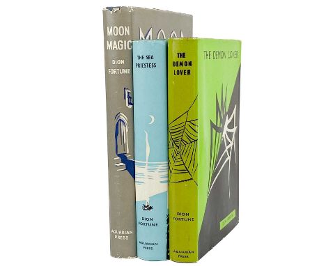 (Violet Mary Firth) FORTUNE, Dion. 'Moon Magic'  First edition, original cloth, unclipped dj, pp.241, a fine copy of Fortune'