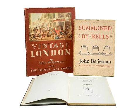 BETJEMAN, John Three first edition works Continual Dew, first edition, John Murray, 1937; Summoned By Bells, first edition, W