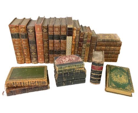 (Bindings and odd volumes) Late 18th and early 19th century. Thirty works 'Buffon's Natural History, Abridged,' New edition, 