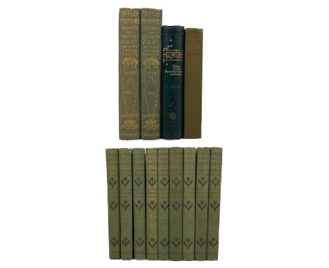 HULME, Edward F. 'Familiar Wild Flowers,' Ninth series, nine volumes, uniform green cloth with embossed decorations, colour i