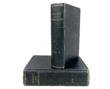 HUXLEY, Leonard (arranged by) 'Scott's Last Expedition,' Two volumes, volume I being the journals of Captain R. F. Scott, R.N