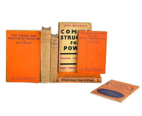 Socialism and Communism. Eight works. John Strachey. 'The Theory and Practice of Socialism,' Left Book Club Edition, original