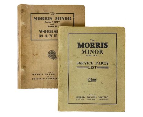 Morris Minor Classic Car Interest The Morris Miner Series MM and Series II Workshop Manual   Issued by Morris Minor Limited, 