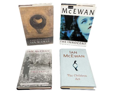 McEWAN, Ian Four first edition works The Innocent (1990) Not price clipped. Together with Enduring Love (1997), Amsterdam (19