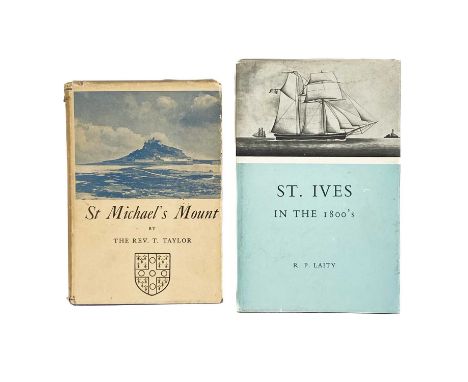 CORNISH INTEREST St. Ives in the 1800's  R. P. Laity and signed by the author; Worden's of Cornwall., Penzance; list of St Iv