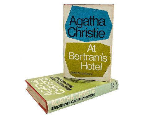 CHRISTIE, Agatha. 'At Bertram's Hotel,' First edition, original cloth, some finger soiling to unclipped dj, spotting to edge 