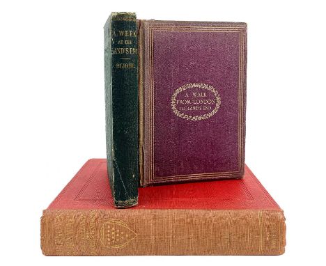 BLIGHT, J. T. 'A Week at the Land's End First edition, original embossed cloth, frontis and engraved vignette to title page, 