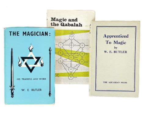 (Esoteric and Occult) BUTLER, William Ernest. Three first editions  'Magic and the Qabalah,' first edition, original cloth, s