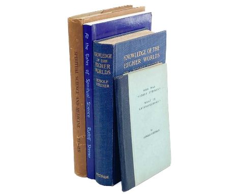(Anthroposophy and the Esoteric) STEINER, Rudolf. 'Spiritual Science and Medicine'  First edition, original cloth, unclipped 