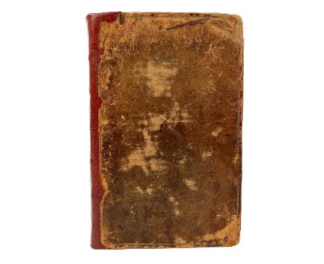 [Aesop. Select Fables of Esop and other Fabulists] Full calf rebcked, a deficient copy with title page missing, late hand col
