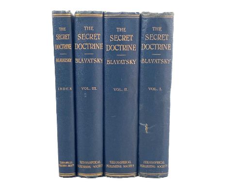 (Occult) BLAVATSKY, H.P. 'The Secret Doctrine: The Synthesis of Science, Religion, Philosophy'  Third and revised edition, th
