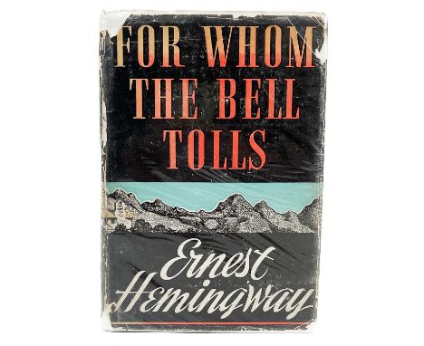 HEMINGWAY, Ernest For Whom The Bell Tolls First edition early printing. Original green cloth with black spine title on red ti