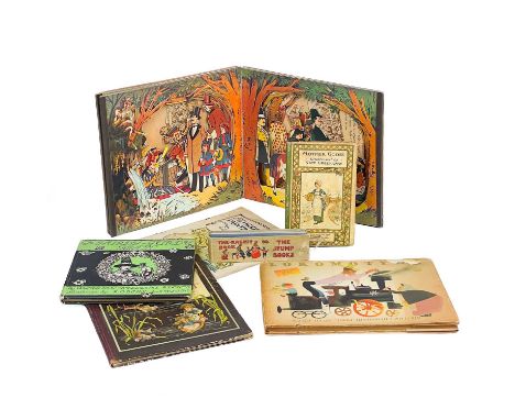 Seven illustrated juvenile works. Julian Tuwim. 'Lokomotywa Rzepka,' cloth backed pictorial boards, unclipped dj, illustrated