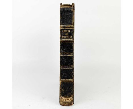 CAREW, Richard. 'The Survey of Cornwall. And An Epistle concerning the Excellencies of the English Tongue,'  New edition, con