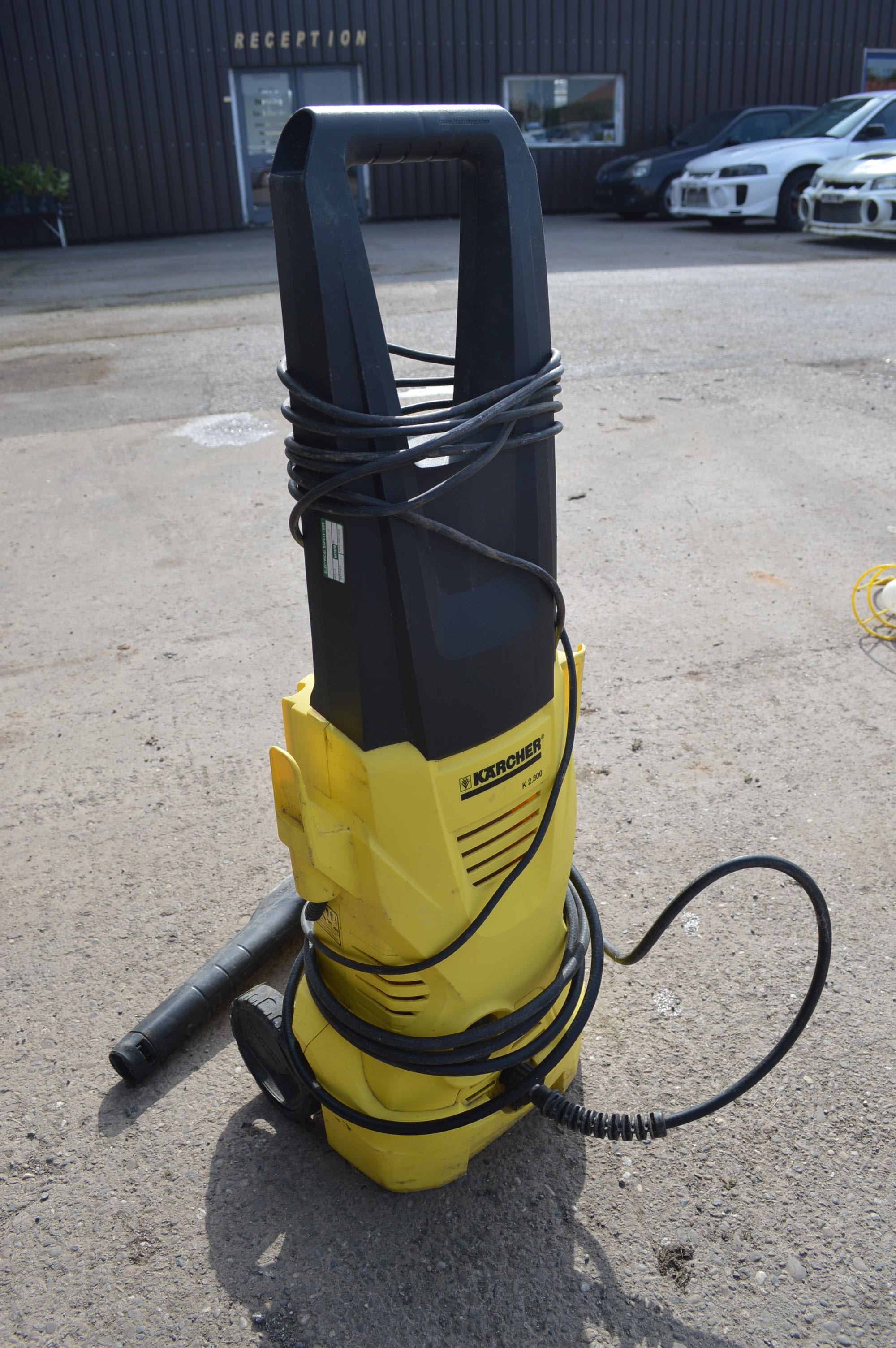 KARCHER K2.300 ELECTRIC PRESSURE WASHER, UNTESTED *NO VAT* OPERATING PRESSURE MAX 1600 PSI WAT
