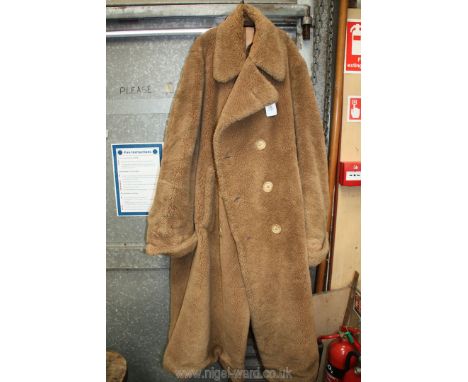 A heavy wool overcoat made in London for R.J. Devlin, furriers of Ottawa.