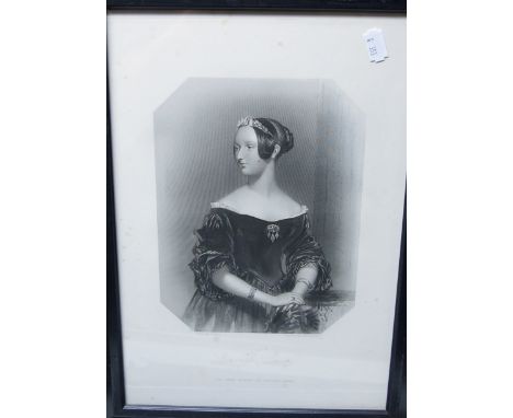 After J Hayter - Monochrome portrait engraving of Lady Cowper; and two others (3), all by the London Printing & Publishing Co