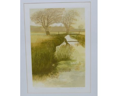 Michael Carlo - River, lithograph, signed, numbered and titled in pencil to the margin, one other by the artist entitled 'Gul