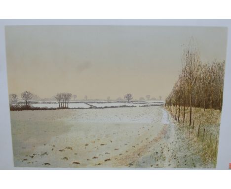 Michael Carlo - Late Walk, lithograph, signed, titled and numbered in pencil to the margin 6/200, 35x51cm, and one other by t