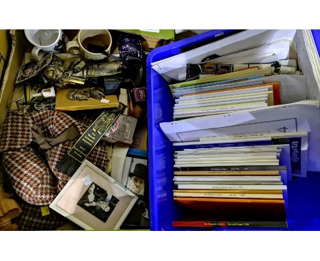 A selection of Sherlock collectables and ephemera from the Northern Musgraves Sherlock Holmes Society including self-publishe