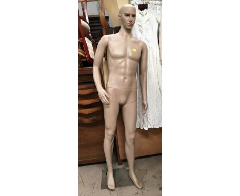 A full height male mannequin and 2 books on photography