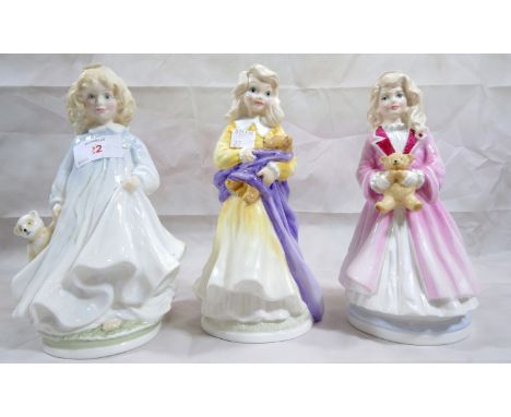 3 Royal Doulton Ltd Edition figures Faith HN3082, Hope HN3061 and Charity HN3087
