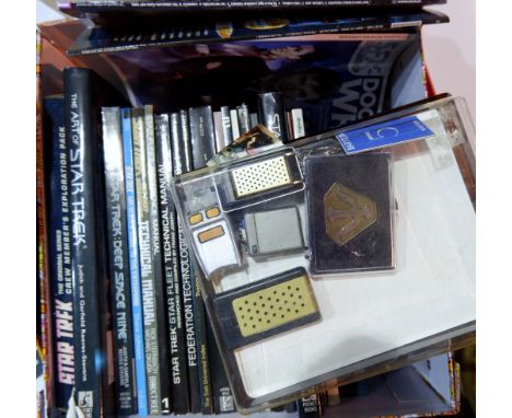 A selection of Star Trek Books and collectables