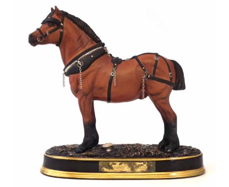 Beswick Spirit of Whitfield modelled after 'Kruger' by Graham Tongue 24cm high     Kruger was the last pit pony to work at th