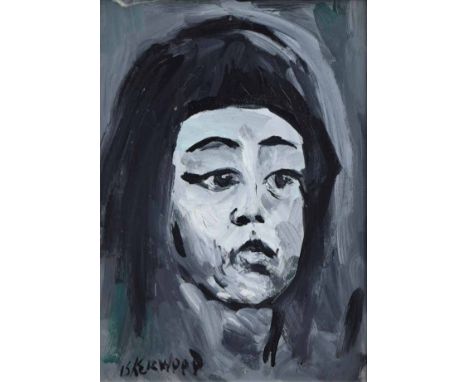 James Lawrence Isherwood F.R.S.A., F.I.A.L. (1917-1989),  Female portrait, signed, indistinctly titled and dated 'Dec '81' on