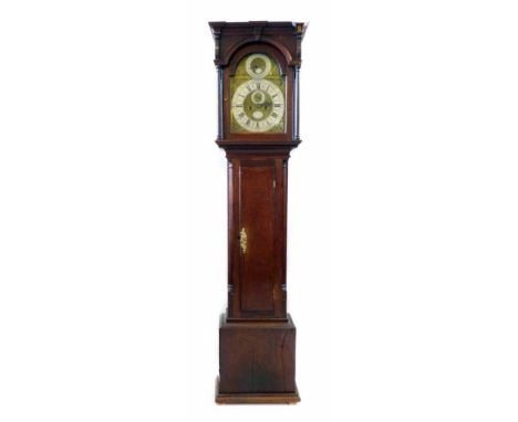 Second quarter of the 18th century longcase clock by Thomas Gorsuch of Salop (Old English for Shrewsbury)*. Oak case (not ass