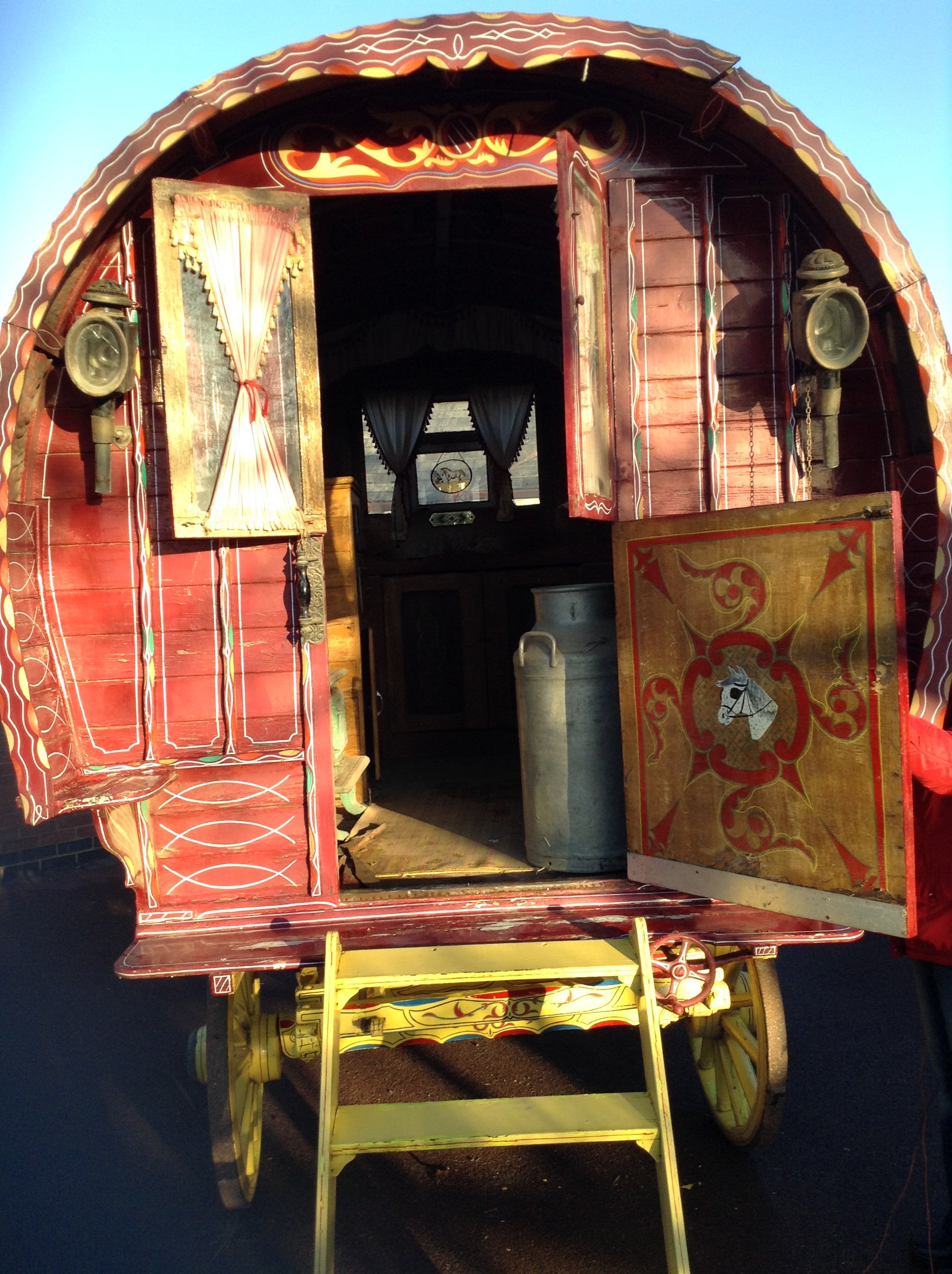 Genuine Romany Gypsy caravan, circa 1900. This caravan once belonged to