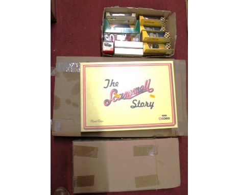 A quantity of mixed diecast, to include two Matchbox presentation display sets, together with a Corgi No. CC99140 The Scammel