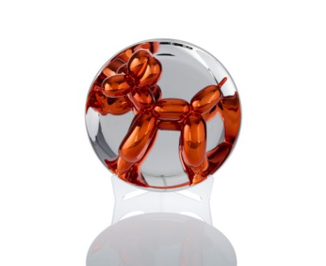 Koons, JeffYork/Pennsylvania, geboren 195526 x 26 x 11 cm"Balloon dog (orange)", 2015. Porzellanskulptur, farbig verchromt, m