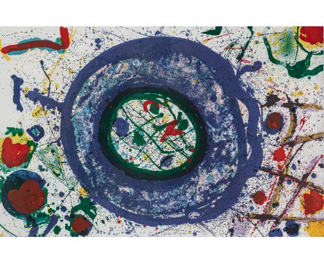 Francis, SamSan Mateo/Kalifornien, 1923 - Santa Monica, 199477 x 117 cm, R.Ohne Titel,  1991. Farblithografie auf Bütten aus 