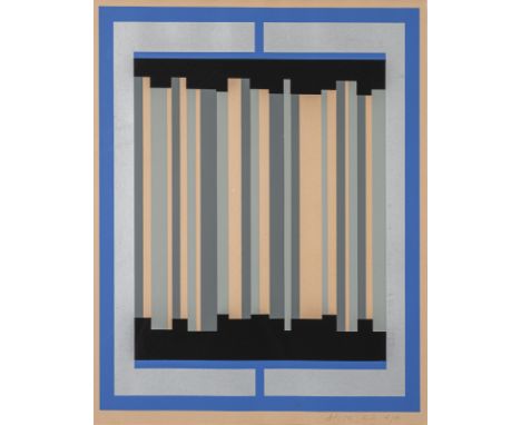 Hajek, Otto HerbertKaltenbach, 1927 - Stuttgart, 200554 x 43 cm, R.Ohne Titel. Farbserigraphie auf Papier. In Bleistift unten