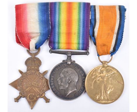 Great War 1914-15 Star Medal Trio 10th London Regiment, awarded to “533 CPL S G MARRISON 10-LOND R”. British War and Victory 