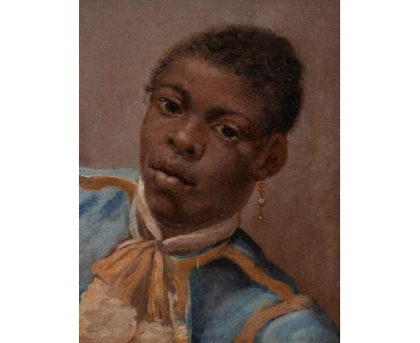 Venetian School (18th century)   Head study of young man   Oil on canvas 39 x 30.5cm (15¼ x 12 in.)   Unframed Provenance:   