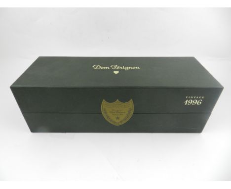 One bottle of 1996 Don Perignon vintage Champagne, 750ml, boxed.