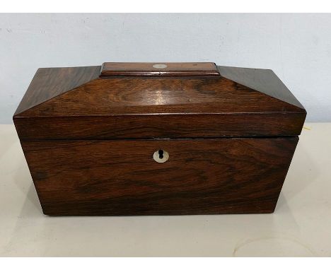 Antique tea caddy in need of restoration 
