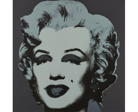 Andy Warhol, Marilyn Monroe (Marilyn)Farbserigraphie auf Karton 90,8 x 90,8 cm. Rückseitig signiert und stempelnummeriert. Ex