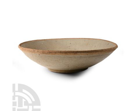 Tang Dynasty, 618-907 A.D. or later. Broad profile with low basal ring.  176 grams, 15.5 cm (6 1/8 in.). Ex W.C. collection, 